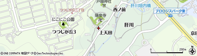 兵庫県川辺郡猪名川町肝川下天田207周辺の地図