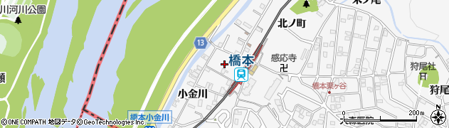 京都府八幡市橋本中ノ町周辺の地図