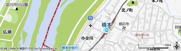 京都府八幡市橋本中ノ町20周辺の地図