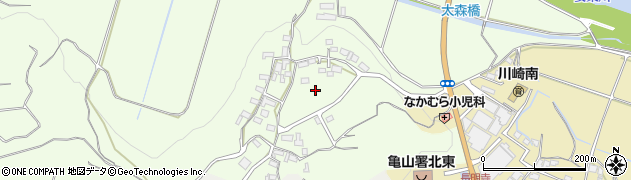 三重県亀山市太森町周辺の地図