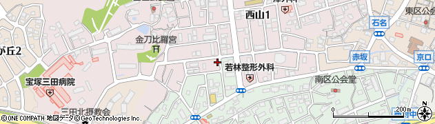 レントオール三田周辺の地図