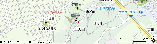 兵庫県川辺郡猪名川町肝川下天田201周辺の地図