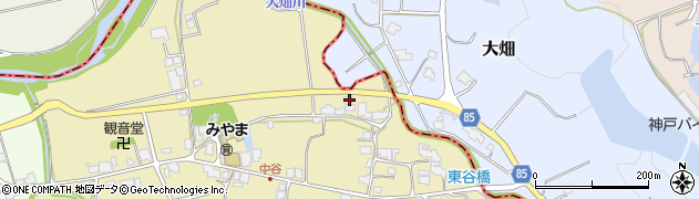 兵庫県小野市中谷町1403周辺の地図