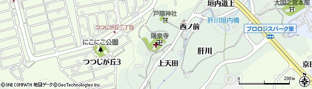 兵庫県川辺郡猪名川町肝川下天田210周辺の地図