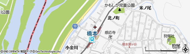 橋本交番周辺の地図