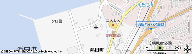浜田ガス株式会社　修理・工事周辺の地図