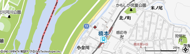 京都府八幡市橋本中ノ町8周辺の地図