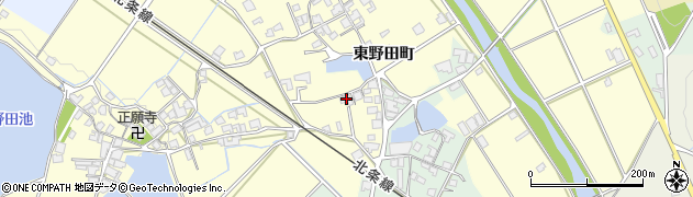 兵庫県加西市野田町303周辺の地図