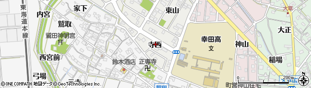 愛知県額田郡幸田町相見寺西26周辺の地図