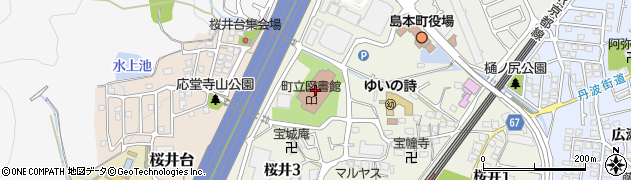 島本町ふれあいセンター　ケリヤホール周辺の地図