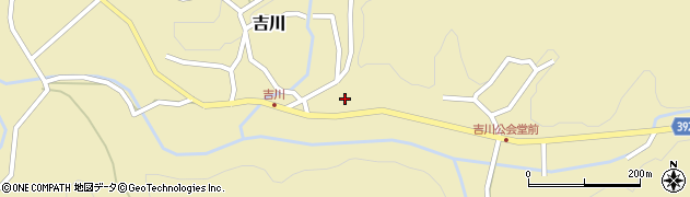 愛知県新城市吉川（津舞羅）周辺の地図
