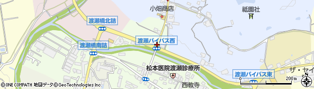 渡瀬バイパス西周辺の地図