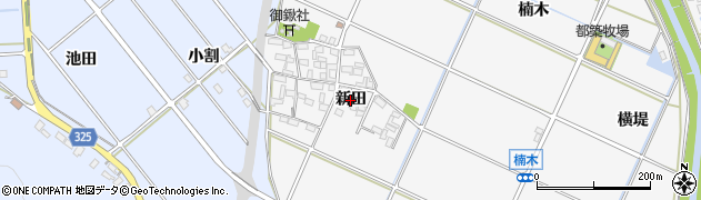 愛知県幸田町（額田郡）菱池（新田）周辺の地図