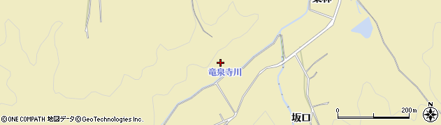 愛知県岡崎市桑谷町（奥山口）周辺の地図