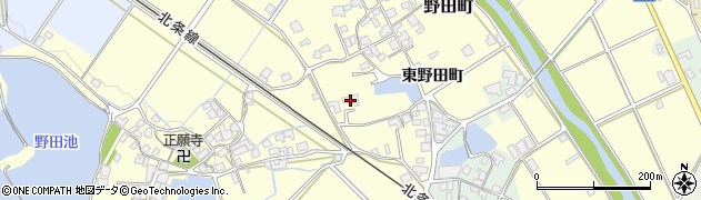 兵庫県加西市野田町287周辺の地図