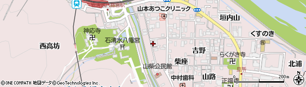 京都府八幡市八幡土井55周辺の地図