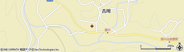 愛知県新城市吉川（上林）周辺の地図