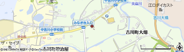 三木市消防署吉川分署周辺の地図