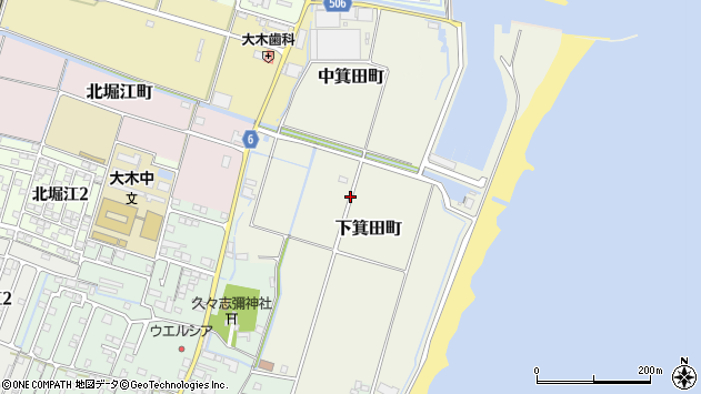 〒513-0051 三重県鈴鹿市下箕田町の地図
