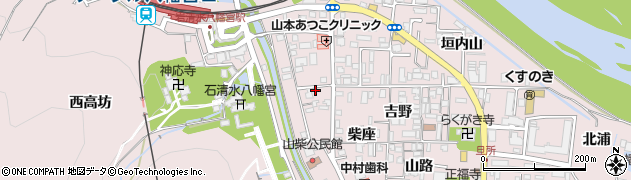 京都府八幡市八幡土井56周辺の地図
