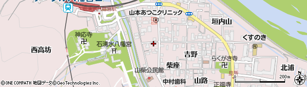 京都府八幡市八幡土井47周辺の地図