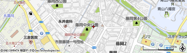 藤岡会館周辺の地図