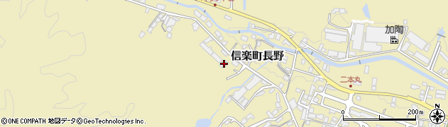 滋賀県甲賀市信楽町長野1372周辺の地図