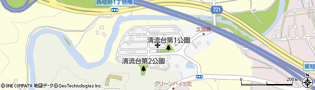 兵庫県川西市清流台12周辺の地図
