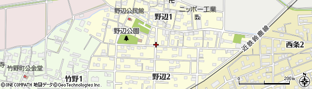 三重県鈴鹿市野辺周辺の地図