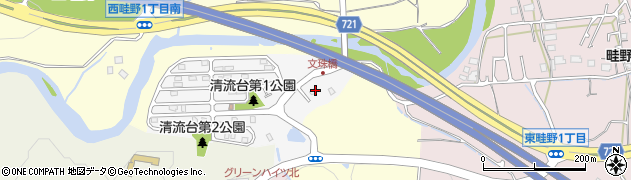 兵庫県川西市清流台17周辺の地図