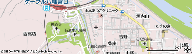 京都府八幡市八幡土井51周辺の地図