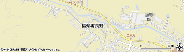 滋賀県甲賀市信楽町長野1374周辺の地図