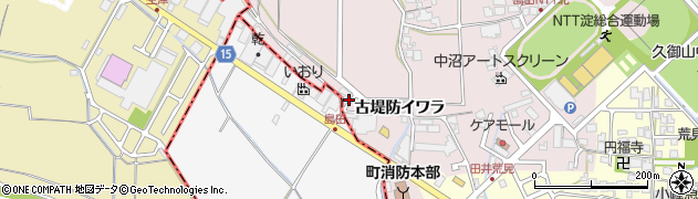 京都府久御山町（久世郡）島田（古堤防イワラ）周辺の地図