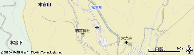 愛知県豊川市東上町（炭焼）周辺の地図