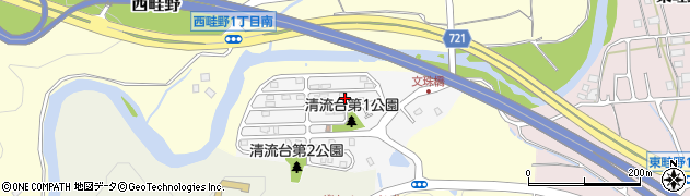 兵庫県川西市清流台11周辺の地図