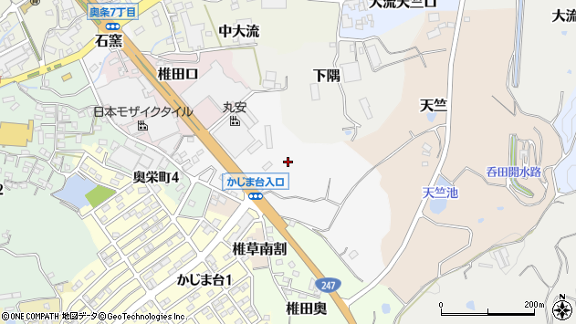 〒479-0033 愛知県常滑市中椎田の地図
