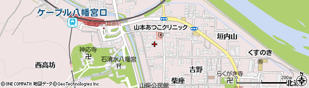 京都府八幡市八幡土井44周辺の地図