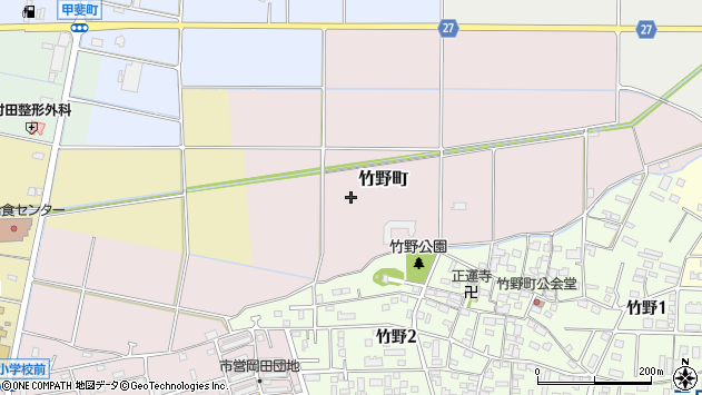〒513-0026 三重県鈴鹿市竹野町の地図