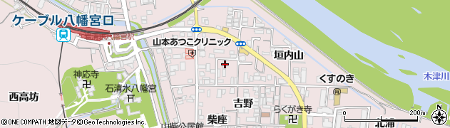 京都府八幡市八幡垣内山31周辺の地図