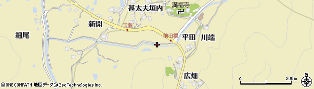 兵庫県宝塚市玉瀬（水口）周辺の地図