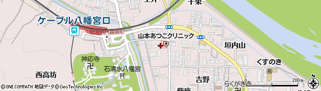 京都府八幡市八幡土井41周辺の地図