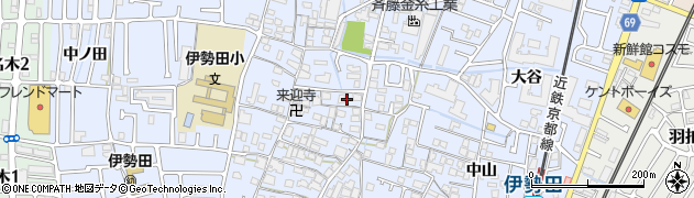 京都府宇治市伊勢田町毛語88周辺の地図