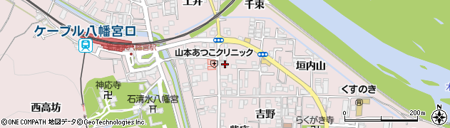京都府八幡市八幡土井133周辺の地図