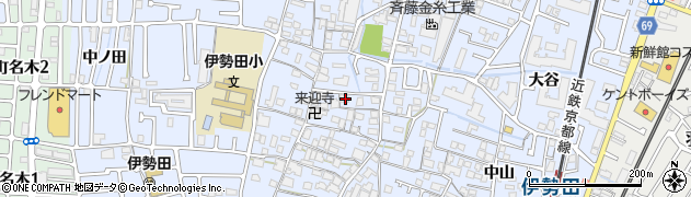 京都府宇治市伊勢田町毛語87周辺の地図