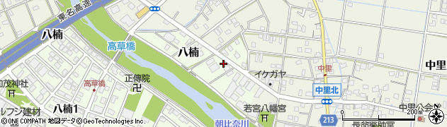 静岡県焼津市八楠640周辺の地図