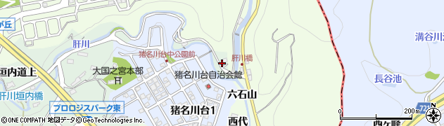 兵庫県猪名川町（川辺郡）肝川（四十僧）周辺の地図