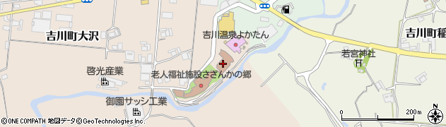三木市役所吉川健康福祉センター　あすなろ作業所周辺の地図