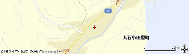 滋賀県大津市大石小田原周辺の地図