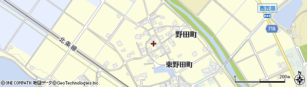 兵庫県加西市野田町153周辺の地図