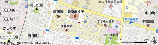 愛知県碧南市松本町周辺の地図